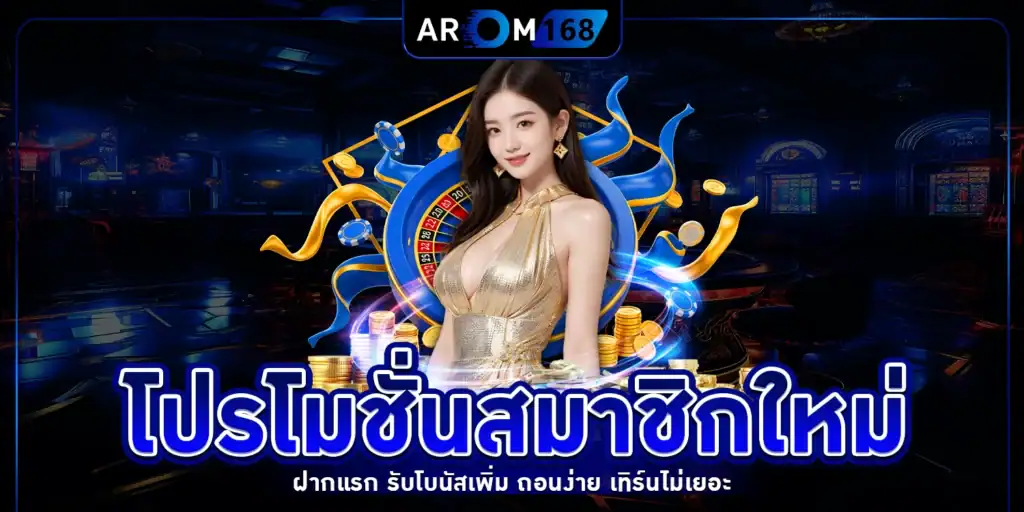 โปรโมชั่นสมาชิกใหม่ - arom168